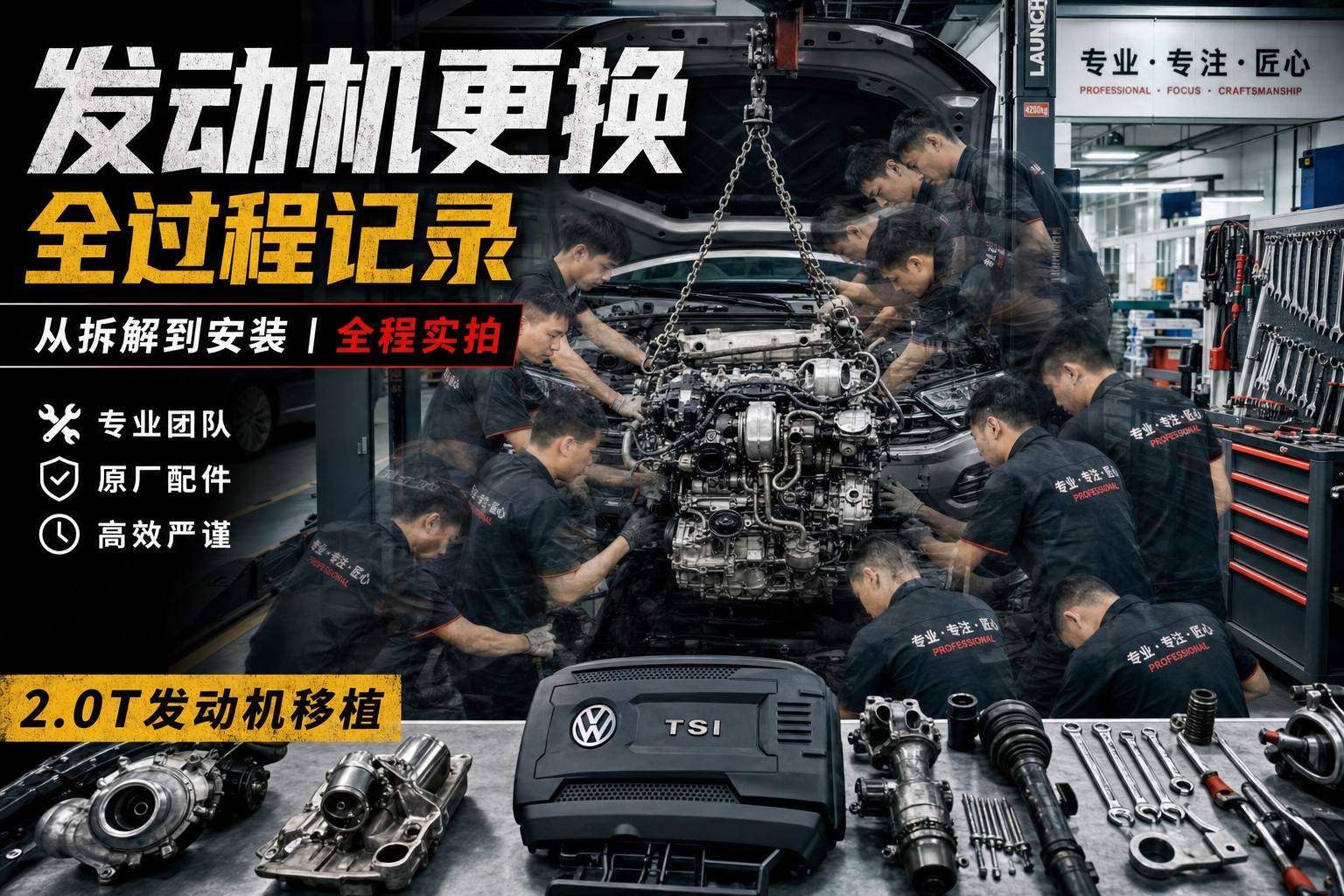 免费看片修车视频教程-发动机大修全过程视频演示